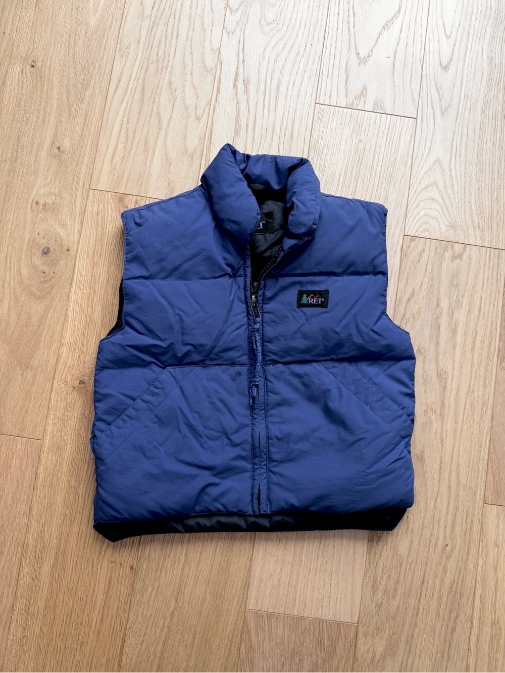 REI Kids' Purple Quilted Down Puffer Vest
